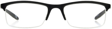 Men's Square Reading Glasses In Black By Foster Grant - Paolo - +2.75
