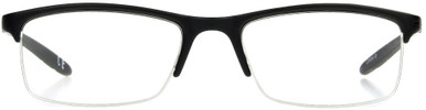 Men's Square Reading Glasses In Black By Foster Grant - Paolo - +1.25