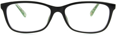 Women's Square Reading Glasses In Black By Foster Grant - Rachel - +1.50