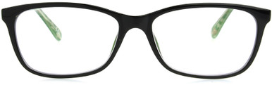 Women's Square Reading Glasses In Black By Foster Grant - Rachel - +2.50