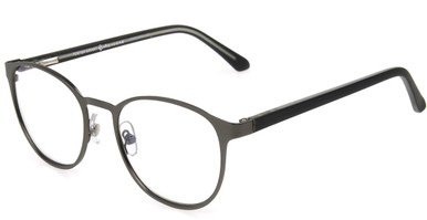 Men's Round Reading Glasses In Black By Foster Grant - Raynor E.Readers™ - +2.25