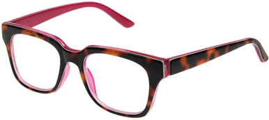 Women's Square Reading Glasses In Tortoise By Foster Grant - Ree - +1.00
