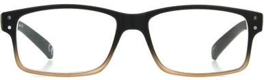 Men's Square Reading Glasses In Black By Foster Grant - Thomson - +1.25