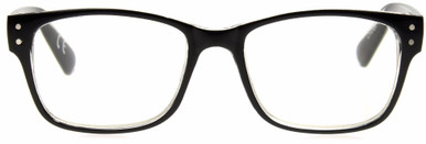 Men's Square Reading Glasses In Black By Foster Grant - Tristan - +3.00