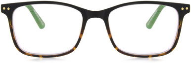 Men's Square Reading Glasses In Black By Foster Grant - Troy - +3.00