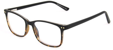 Men's Square Reading Glasses In Black And Gray By Foster Grant - Troy - +2.50