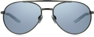 Men's Aviator Sunglasses In Gray With Gray Lenses By Foster Grant - Warning