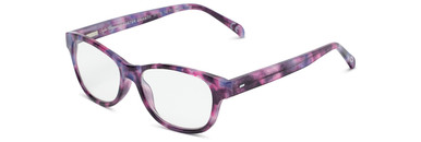 Women's Square Blue Light Glasses In Purple By Foster Grant - Linda Multi Focus™ Blue - +1.75