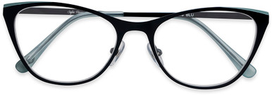 Women's Cat Eye Reading Glasses In Blue By Foster Grant - Victoria - +1.75