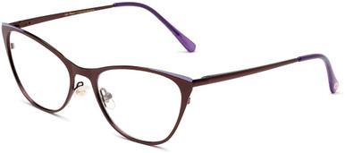 Women's Cat Eye Reading Glasses In Purple By Foster Grant - Victoria - +1.25