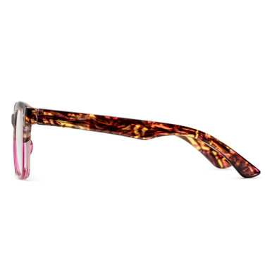 Women's Cat Eye Reading Glasses In Brown/Pink By Foster Grant - Stapleton - +2.50