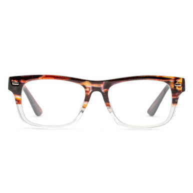 Men's Square Reading Glasses In Tortoise By Foster Grant - Bayview - +1.50