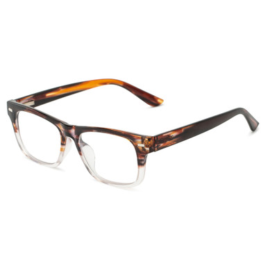 Men's Square Reading Glasses In Tortoise By Foster Grant - Bayview - +1.75