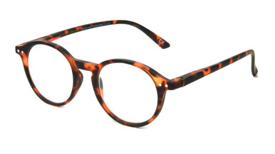 Unisex Round Blue Light Glasses In Tortoise By Foster Grant - Parker Anti-fog Readers - +1.75