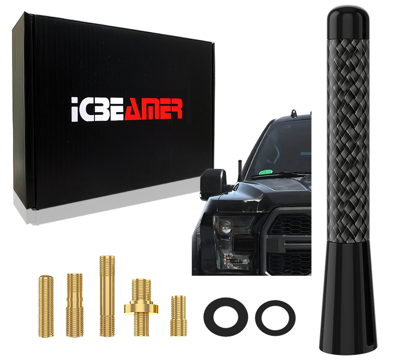 Antenne De Voiture Enna Courte En Fibre De Carbone Enna Pour 500 Enna Pour Antenne Aérienne Ariel Pour Mk6 Argent R50 Ebay S En Antenne Aérienne Pour