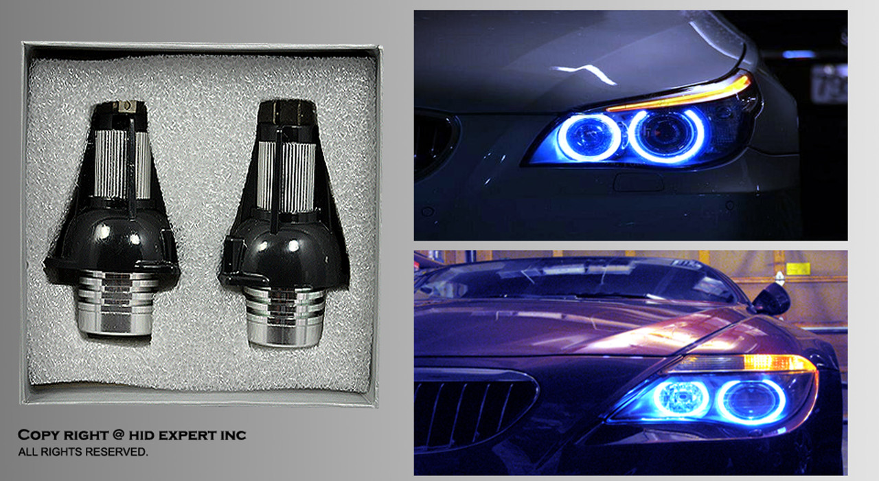 For BMW E90 E91 Non-projector Headlight LED Halo Rings COB Angel