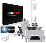 8000K D1R D1C D1S Xenon HID Direct Replacement Replace OEM FACTORY Headlight Low Beam light bulbs [Color: Light Blue]