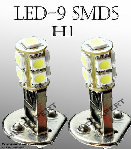 LED H1 Super White High Beam Head Light Bulbs Free Shipping U.S. A119
