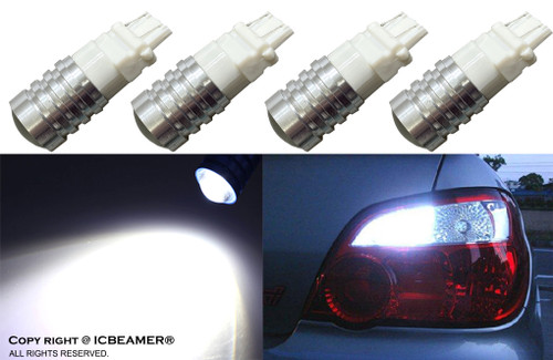  KATUR Super Bright 7443 7444NA 7440 7440NA 992 W21/5W  Switchback LED Bulbs White/Amber 3014 120SMD with Projector for Turn Signal  Lights and Daytime Running Lights/DRL (Pack of 2) : Automotive