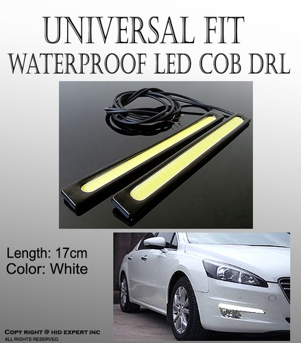 JDM 2pcs 14cm COB White LED car DRL Fog Lamp Daytime Running Lights HJE A263