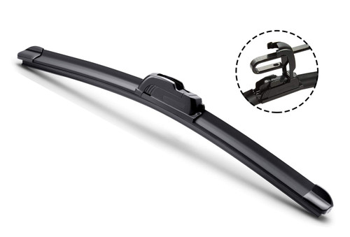 16" (431mm) ALL SEASON U or J Hook BRACKETLESS WINDSHIELD WIPER BLADES A130 16" (431mm) ALL SEASON U or J Hook BRACKETLESS WINDSHIELD WIPER BLADES A130