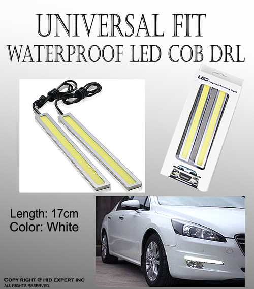 2pcs COB 17cm White LED car DRL Fog Lamp Daytime Running Lights Good No.1 A262