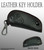 JDM one Black style Fit Honda Vehicle Genuine Leather Cover Key Holder Fob Case A250