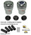 ICBEAMER Silver Aluminum Shift Knob White LED Light Top Glow, Fit Buttonless Automatic & 4, 5, 6 Speed Manual Transmission Interior Car Gear Lever Stick Shift Racing Style [Battery Included]