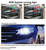 ICBEAMER 9006 HB4 Canbus 7200lm LED+ RGB Headlight Daytime Running Light Replace Halogen bulbs control by Smartphone App