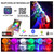 ICBEAMER H4 9003/HB2 LED COB Driving Headlight + RGB Daytime Running Light Replace Halogen bulb control Smartphone App