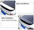 ICBEAMER Carbon Fiber Spoiler Cover Cap Gloss Finish w/ Weatherproof 3M Tape on Original Wing Fit: Tesla Model X 2016-20