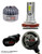 ICBEAMER H8 LED COB High Beam HeadLight Kit Bulb Replace HID or Halogen Lamp Bulb [Color:6000K White + 30000K Dark Blue]