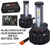 ICBEAMER 12277 5202 P13W SH24W LED COB Fog Light Bulbs Kit Replace Halogen Lamps [Color:6000K White + 30000K Dark Blue]