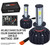 ICBEAMER H3 12V 35W LED COB Light Kit Can Replace Fog Light OEM Halogen Bulb Lamp [Color:6000K White + 30000K Dark Blue]