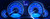 ABL 5pair T5 COB Blue WEDGE 5050 1 CAR DASHBOARD DASH LIGHT BULB LAMP fastAD#19