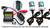 880 881 893 894 10000K Fog Light XENON HID 35W AC HID Kit Super Blue E299