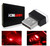 ICBEAMER  [Color: Red] LED Universal USB Interface Plug-In Miniature Night light Auto Interior Trunk Ambient Atmosphere