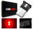 ICBEAMER [2 Gen] Smart USB 5V Red Color Interface Plug-In Miniature Night light LED Car Interior Trunk Ambient Atmosphere Laptop Keyboard Light Home Office Decoration Night Lamp, Adjustable Brightness