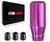 ICBEAMER Purple Aluminum Shift Knob, Fit Automatic and 4, 5 and 6 Speed Manual Transmission Vehicles, Interior Car Gear Lever Stick Shift Handle Automotive Replacement Parts, 1 Piece