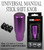 ICBEAMER Purple Aluminum Shift Knob, Fit Automatic and 4, 5 and 6 Speed Manual Transmission Vehicles, Interior Car Gear Lever Stick Shift Handle Automotive Replacement Parts, 1 Piece