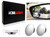 ICBEAMER Side Rear View Blind Spot Mirrors 2.5" Round HD | Convex Glass Frameless design rearview Car Door mirrors | Perfect rearview for larger image and traffic safety. (2 pack)
