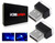 ICBEAMER  [Color: Blue] Universal USB Interface Plug-In Miniature Night light LED Car Interior Trunk Ambient Atmosphere