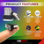ICBEAMER [Color:Yellow] Universal USB Interface Plug-In Miniature Night light LED Car Interior Trunk Ambient Atmosphere