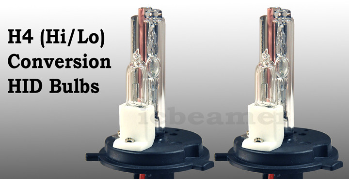 ABL H4 8000K Conversion 35W HID Replacement Bulbs LT Blue T223 