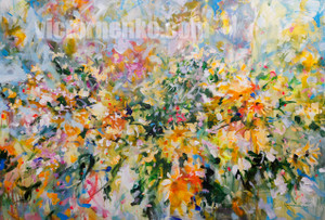 Golden flowers