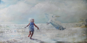 girl and pelican (original sold)