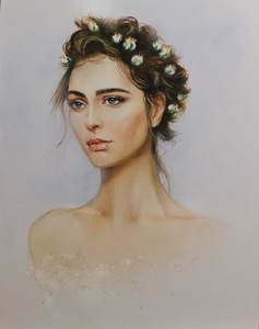 color portrait from photo