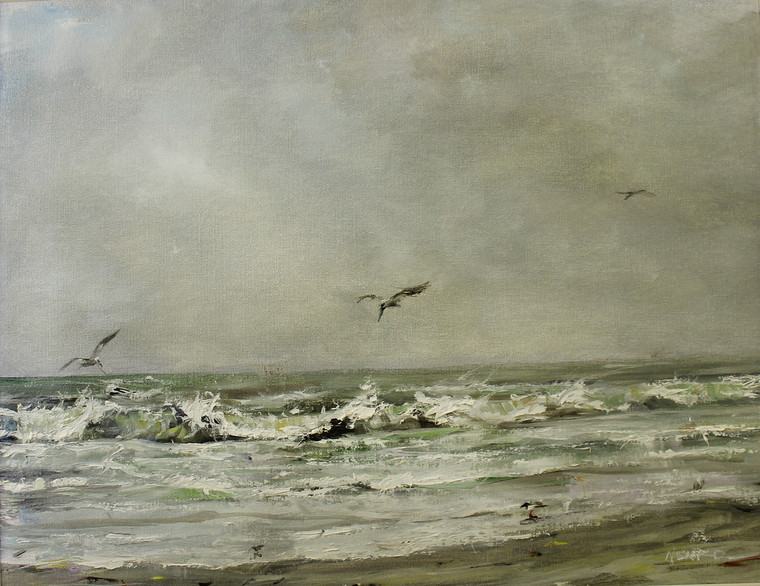 rain in a Galveston
