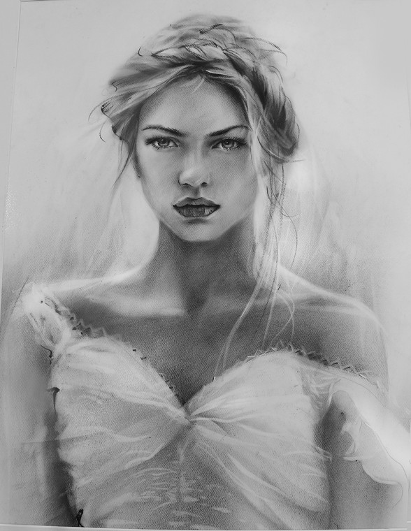portrait black and white