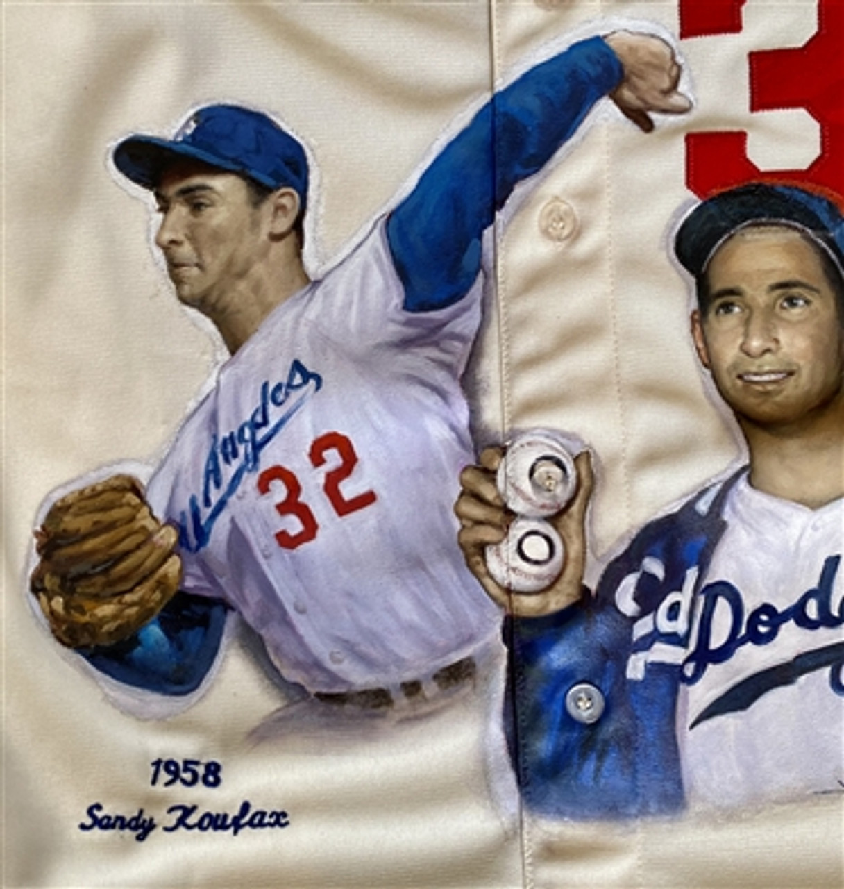 Sandy Koufax Autographed Mitchell & Ness Cooperstown Collection